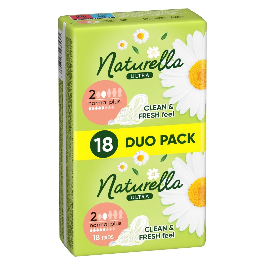 Naturella Ultra Normal Plus egészségügyi betét (2x18 db)