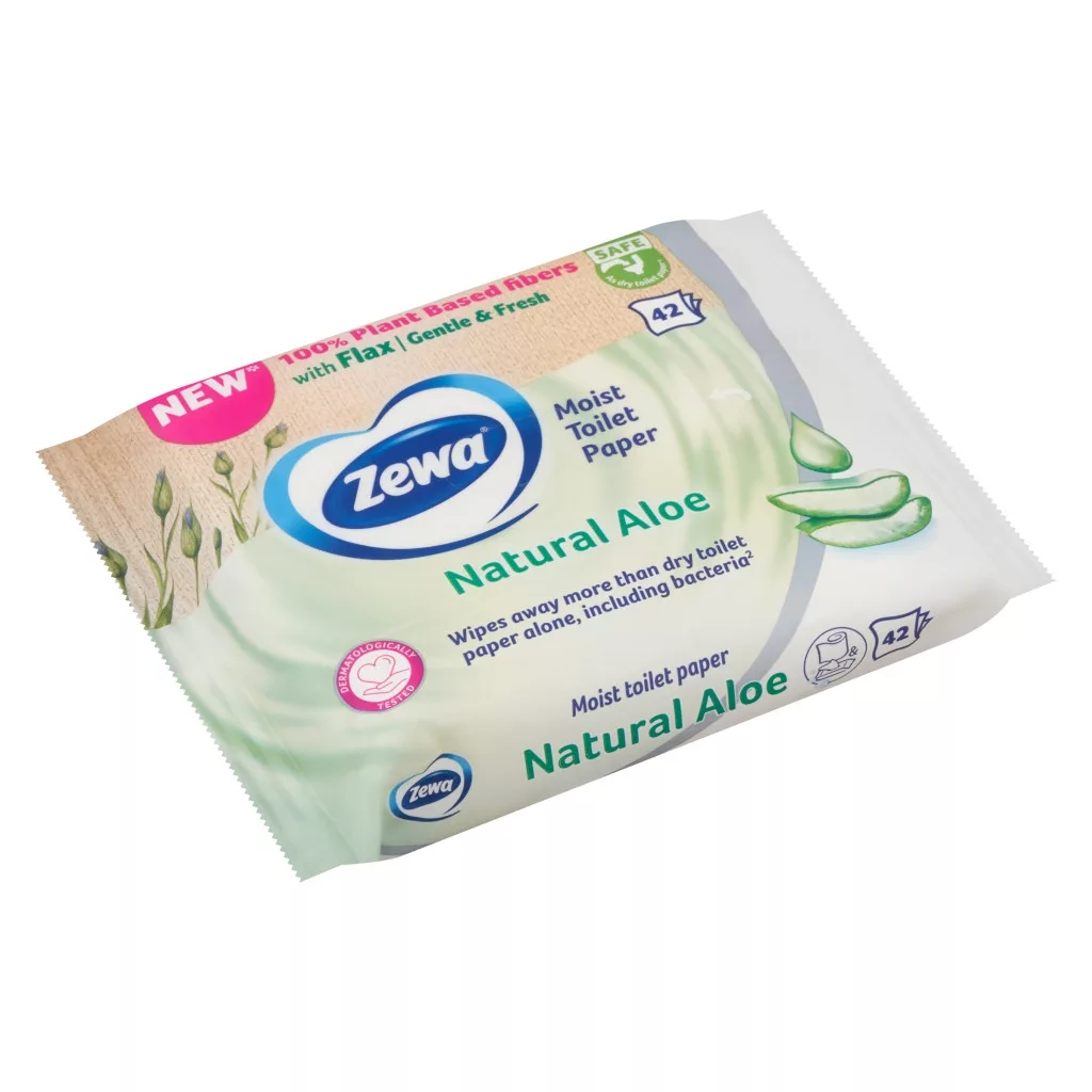 Zewa Aloe Vera nedves toalettpapír (3x42 db)
