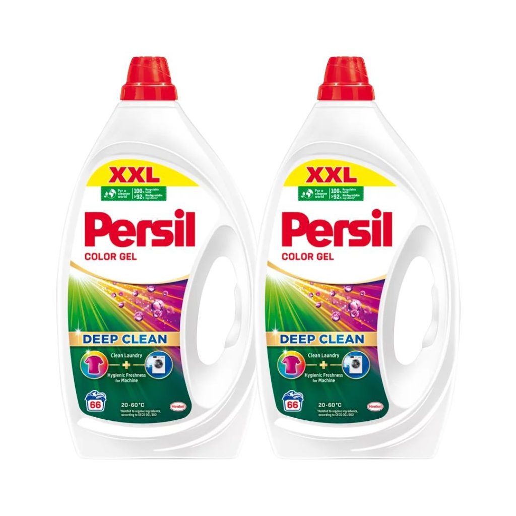 INGYENES  SZÁLLÍTÁS - Persil Color Gel folyékony mosószer 2x2970 ml (132 mosás)