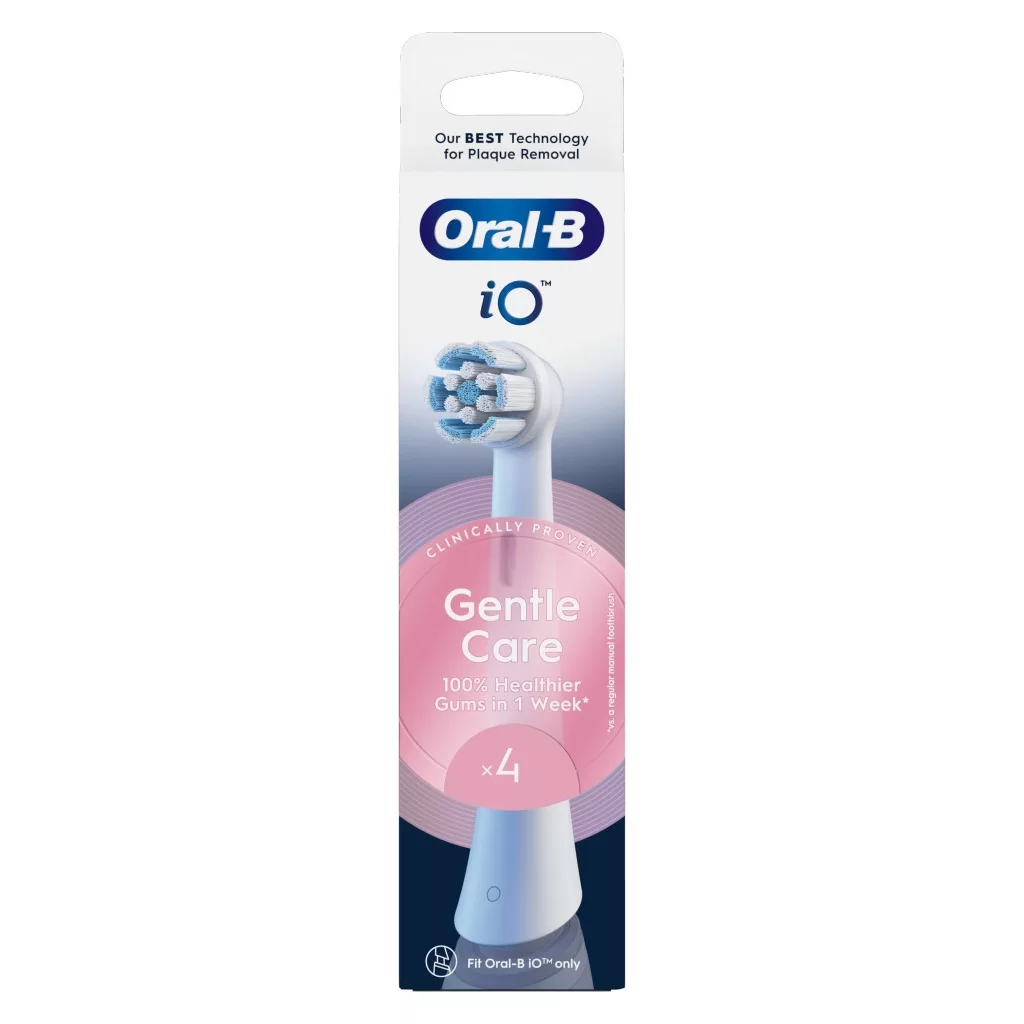 INGYENES SZÁLLÍTÁS - Oral-B iO Gentle Care elektromos fogkefe pótfej, fehér (8 db)