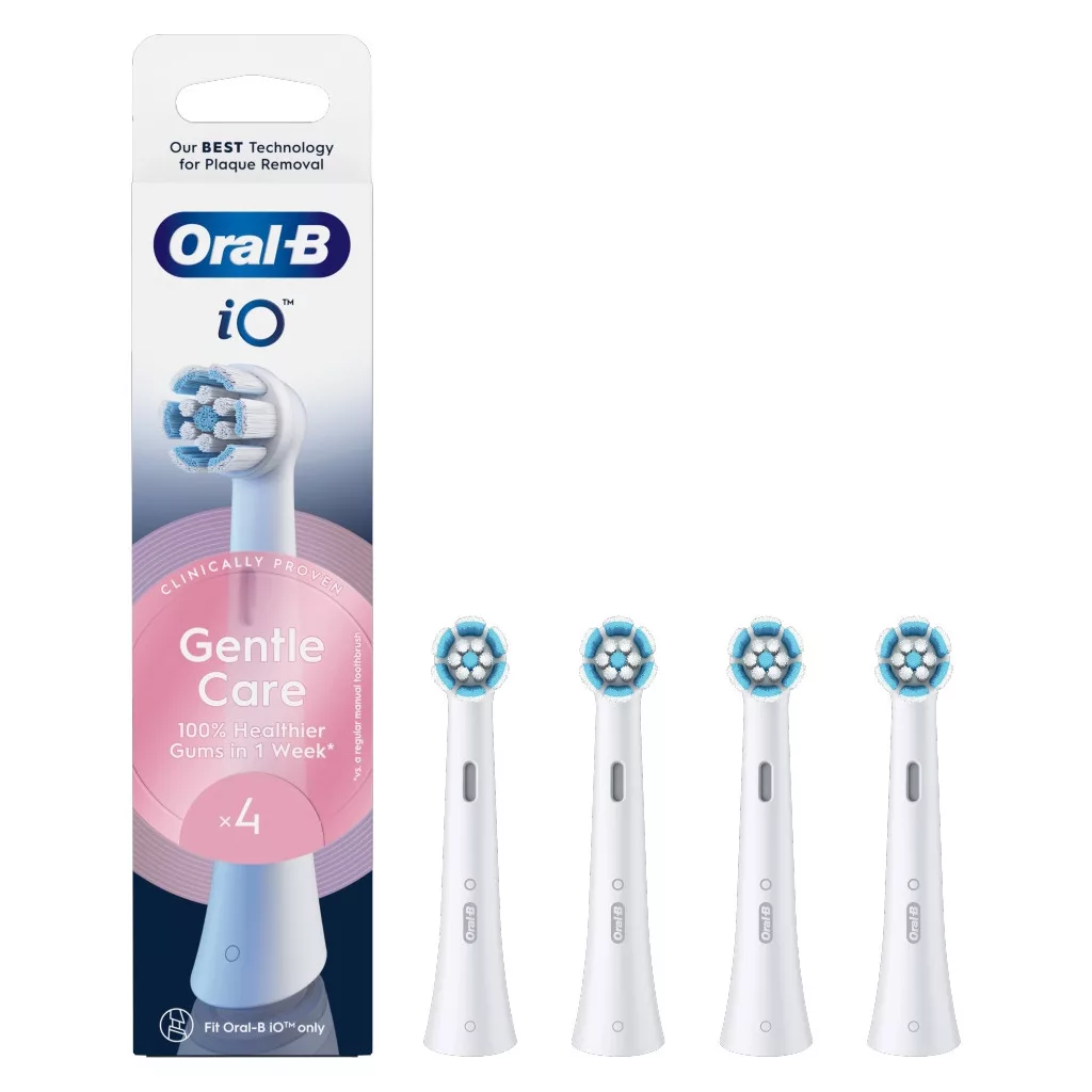 INGYENES SZÁLLÍTÁS - Oral-B iO Gentle Care elektromos fogkefe pótfej, fehér (8 db)
