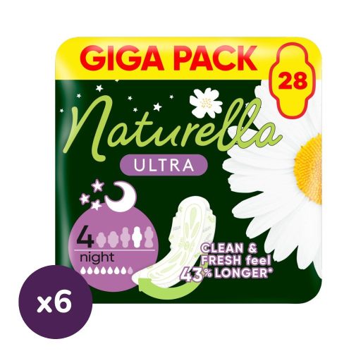 Naturella Ultra Night betét 4-es méret (6x28 db)