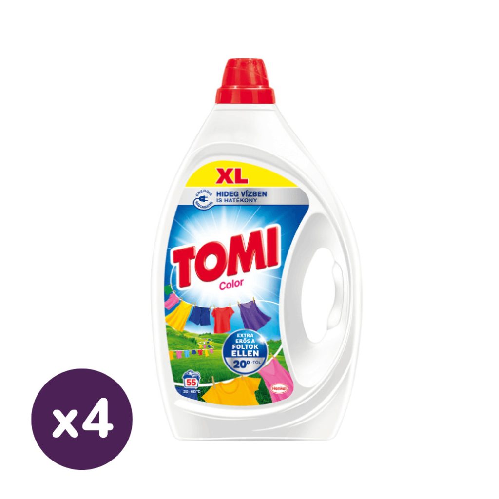 Tomi Color mosógél 4x2475 ml (220 mosás)
