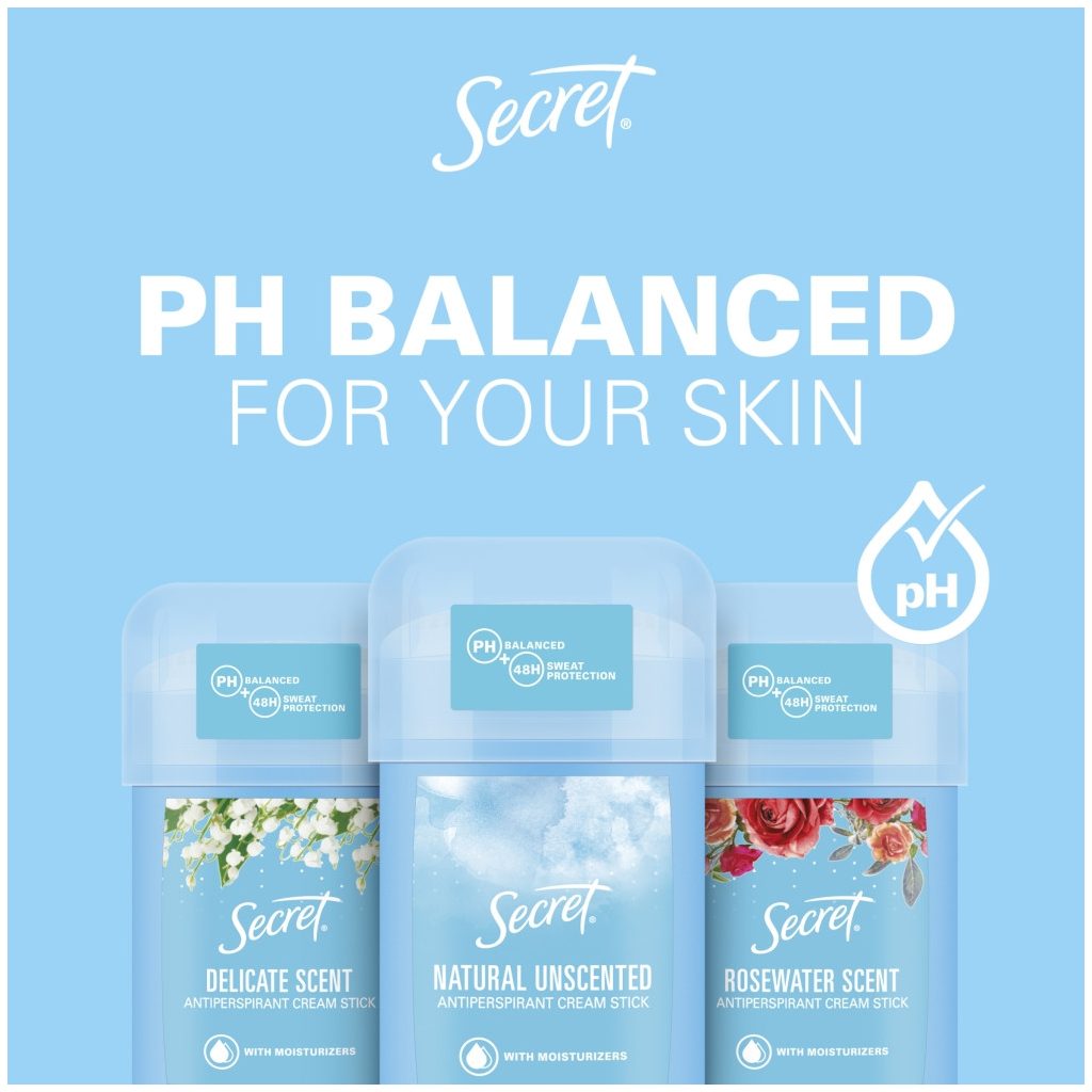 Secret Izzadásgátló Krém Delicate 3x40 ml