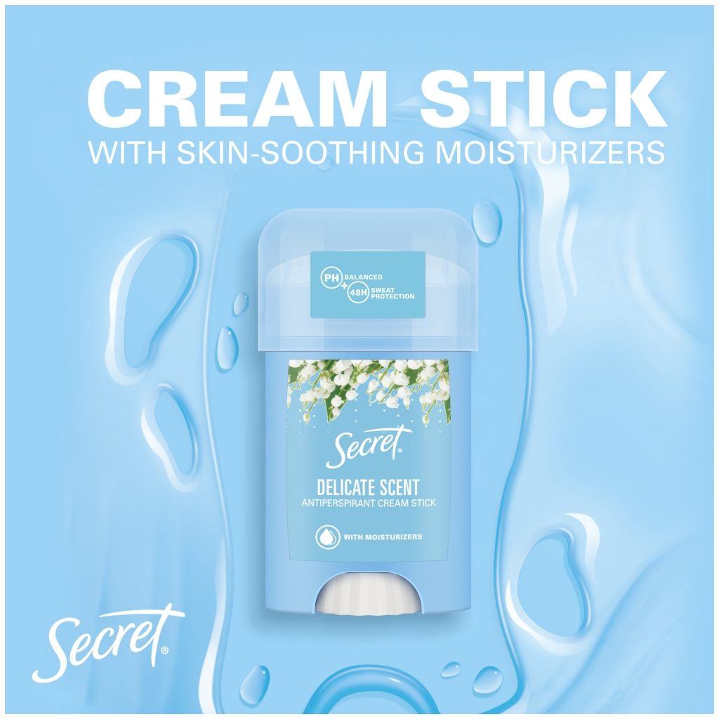 Secret Izzadásgátló Krém Delicate 3x40 ml