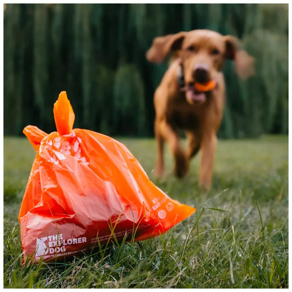 EXPLORER DOG Kutyaürülék zacskó újrahasznosított anyagokból (2x15 db)
