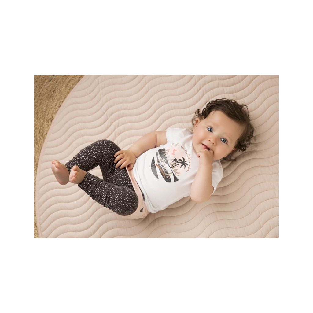 DIRKJE 3 részes szett szoknyával 74 White+Smokey Pink+Smokey Grey+aop