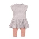 DIRKJE 2 részes szett 80 Grey Melange+Dusty Pink