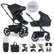 EASYWALKER Kombinált babakocsi Harvey⁵ Midnight Black XXL RWS