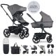 EASYWALKER Kombinált babakocsi Harvey⁵ Pebble Grey XXL RWS