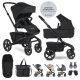 EASYWALKER Kombinált babakocsi Jimmey Pepper Black XXL RWS