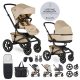 EASYWALKER Kombinált babakocsi Jimmey Sand Taupe XXL AIR + RWS