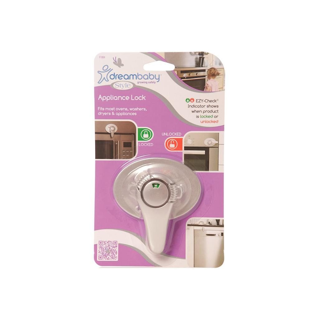 DREAMBABY Ezüst színű zár háztartási gépekhez