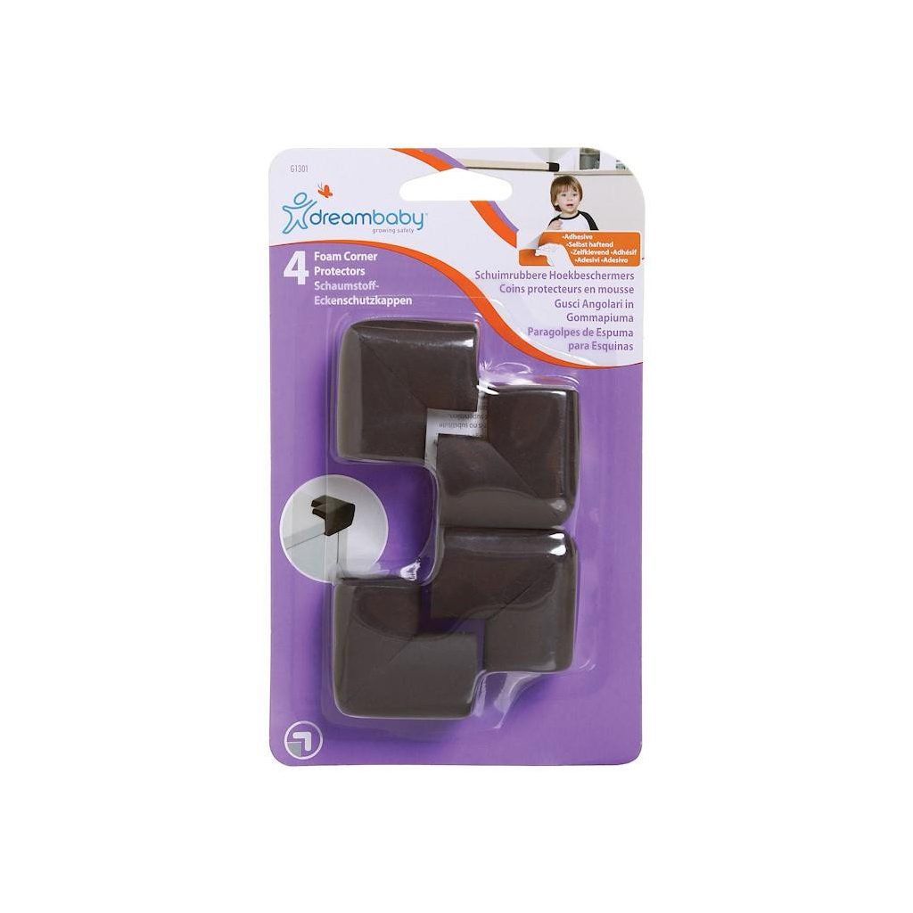 DREAMBABY Sarokvédő 4 darab - barna