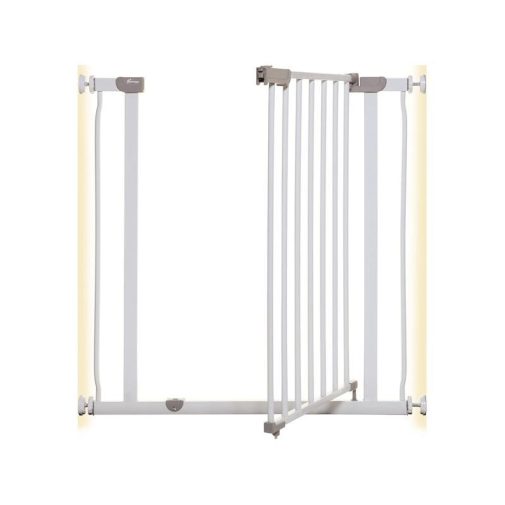 DREAMBABY Biztonsági fémrács AVA 75-81 cm, fehér