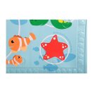 DREAMBABY Fürdőkád alátét csúszásgátlóval és hőmérsékleti indikátorral Tengeri állatkák