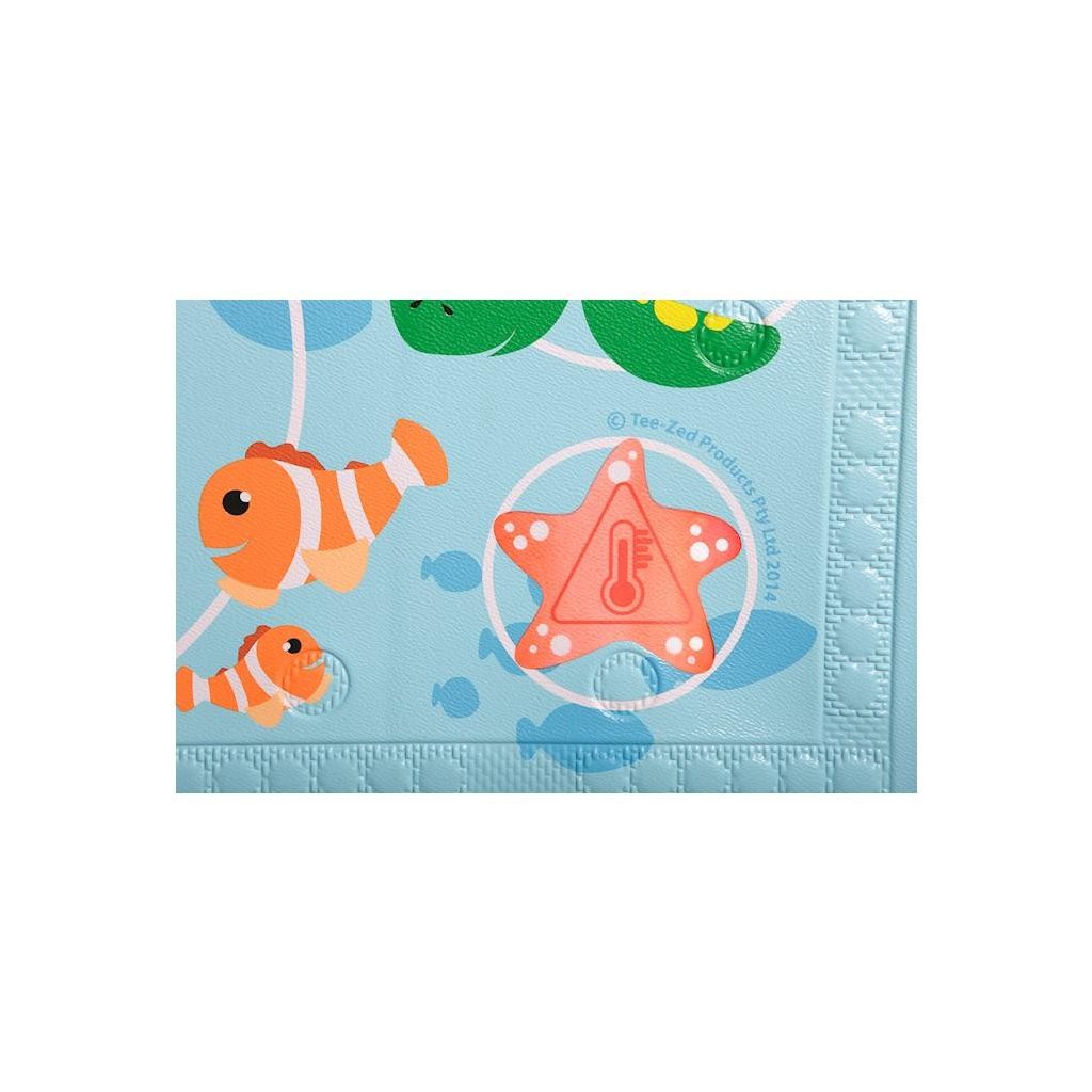 DREAMBABY Fürdőkád alátét csúszásgátlóval és hőmérsékleti indikátorral Tengeri állatkák