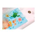 DREAMBABY Fürdőkád alátét csúszásgátlóval és hőmérsékleti indikátorral Tengeri állatkák