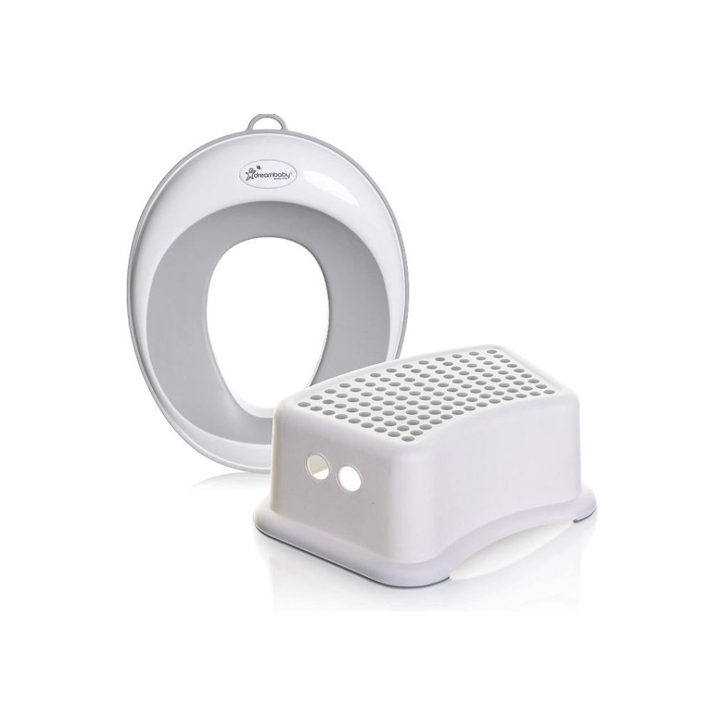 DREAMBABY Szett lépcsőfok és redukció - szürke