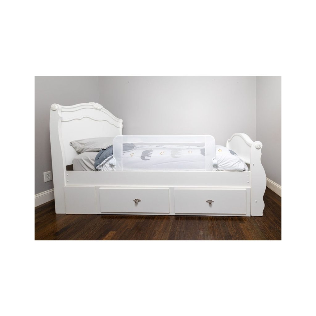 DREAMBABY Biztonsági ágyrács Maggie Extra nagy 110x50 cm fehér