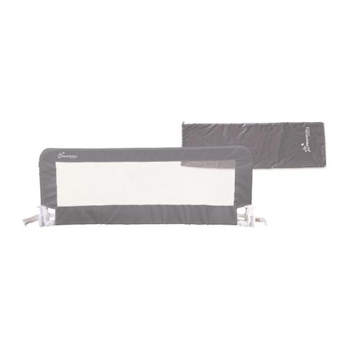 DREAMBABY Biztonsági korlát Prague az ágyhoz Extra nagy 110x45,5 cm szürke