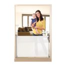 DREAMBABY Biztonsági visszahúzható rács 0-140 cm fehér