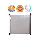 DREAMBABY Biztonsági visszahúzható rács 0-140 cm szürke