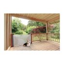 DREAMBABY Biztonsági visszahúzható rács 0-140 cm szürke