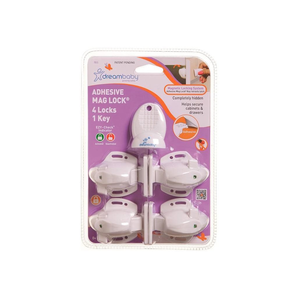 DREAMBABY Mágneses zárak 4 darab + mágneses kulcs