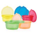 NUBY Snack tálka fedővel, 300 ml, 6 hó+ (6 db)