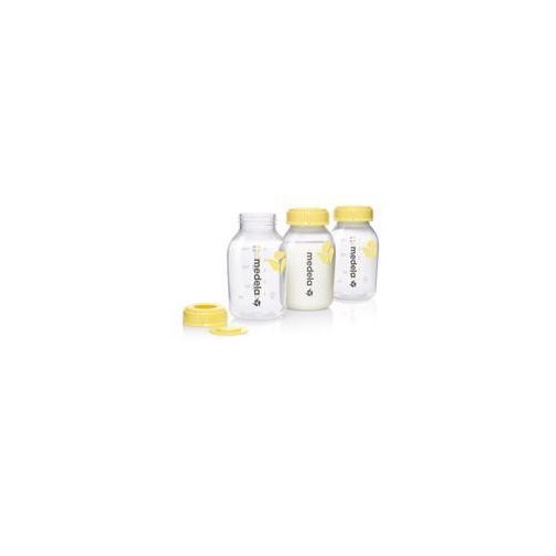 MEDELA Készlet 3 tárolóüveg a tej tárolásához, 150 ml