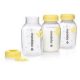 MEDELA Készlet 3 tárolóüveg a tej tárolásához, 150 ml
