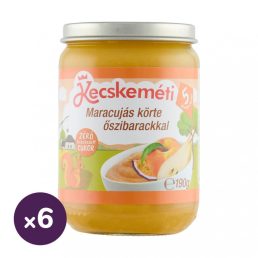   Kecskeméti maracujás körte őszibarackkal, 4 hó+ (6x190 g)