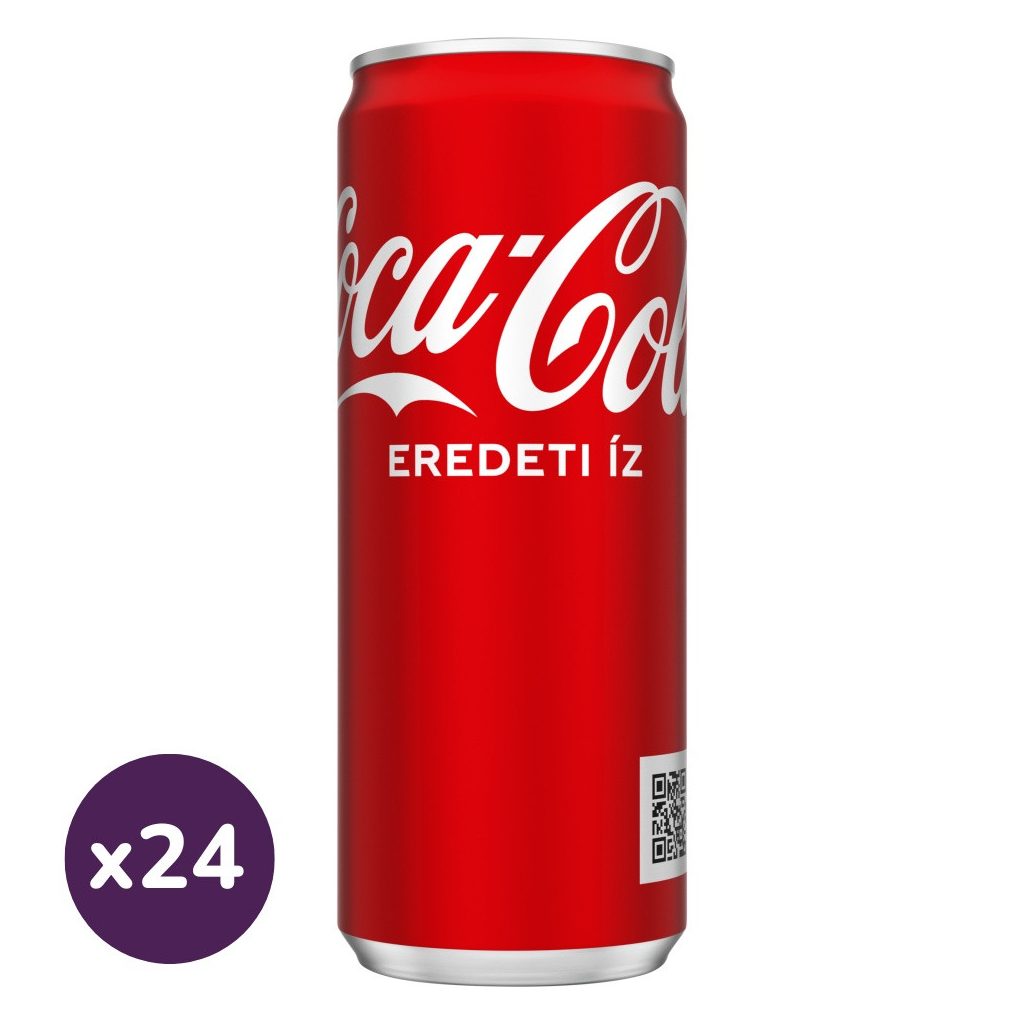 Coca-Cola cola ízű szénsavas üdítőital (24x330 ml)