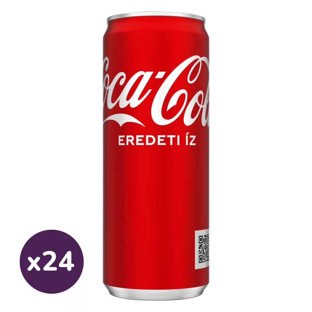 Coca-Cola cola ízű szénsavas üdítőital (24x330 ml)