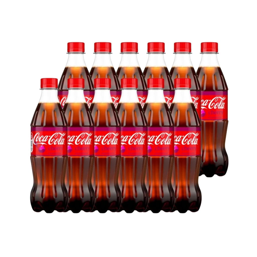 Coca-Cola Cherry cola ízű szénsavas üdítőital cseresznye ízesítéssel (12x500 ml)