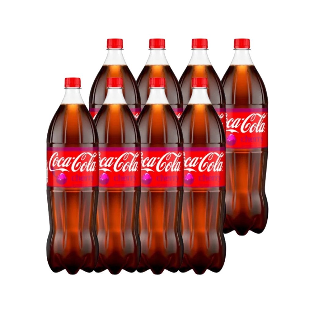 Coca-Cola Cherry cola ízű szénsavas üdítőital cseresznye ízesítéssel (8x1,75 liter)
