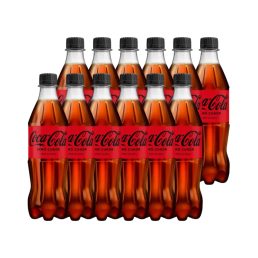   Coca-Cola Zero cukor cola ízű energiamentes szénsavas üdítőital édesítőszerekkel (12x500 ml)