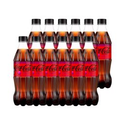  Coca-Cola Zero Cherry cola ízű energiamentes szénsavas üdítőital cseresznye ízesítéssel (12x500 ml)