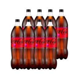   Coca-Cola Zero Cherry cola ízű energiamentes szénsavas üdítőital cseresznye ízesítéssel (8x1,75 liter)