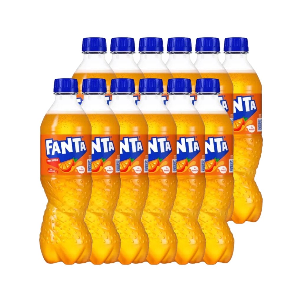 Fanta szénsavas narancs ízű üdítőital (12x500 ml)