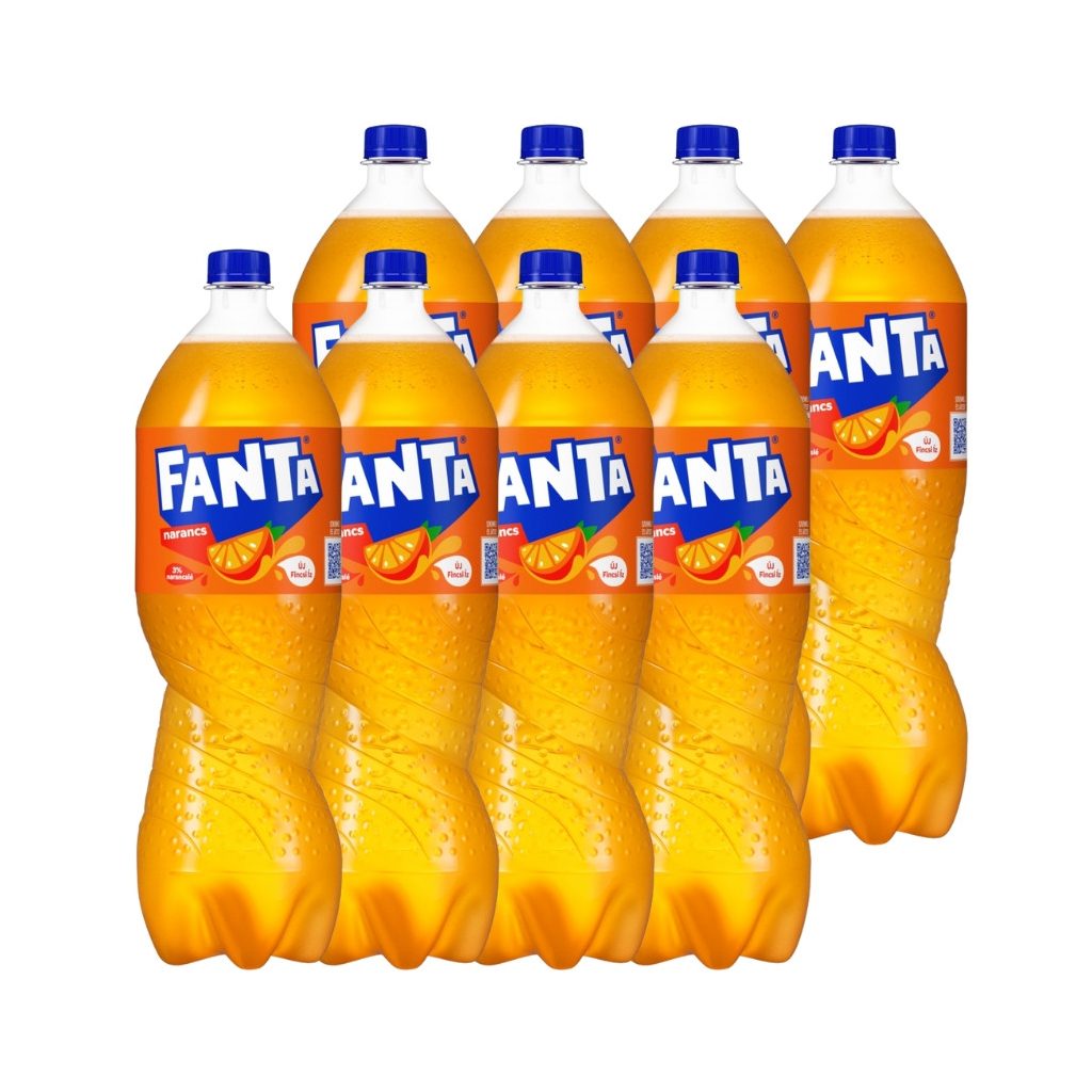 Fanta szénsavas narancs ízű üdítőital (8x1,75 liter)