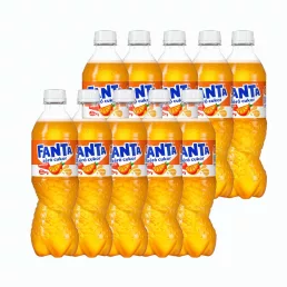   Fanta zéró cukor narancs ízű energiamentes szénsavas üdítőital édesítőszerekkel (12x500 ml)