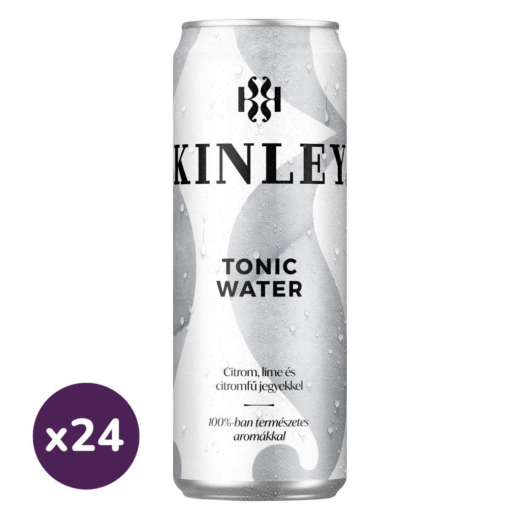 Kinley Tonic Water tonik ízű szénsavas üdítőital (24x250 ml)