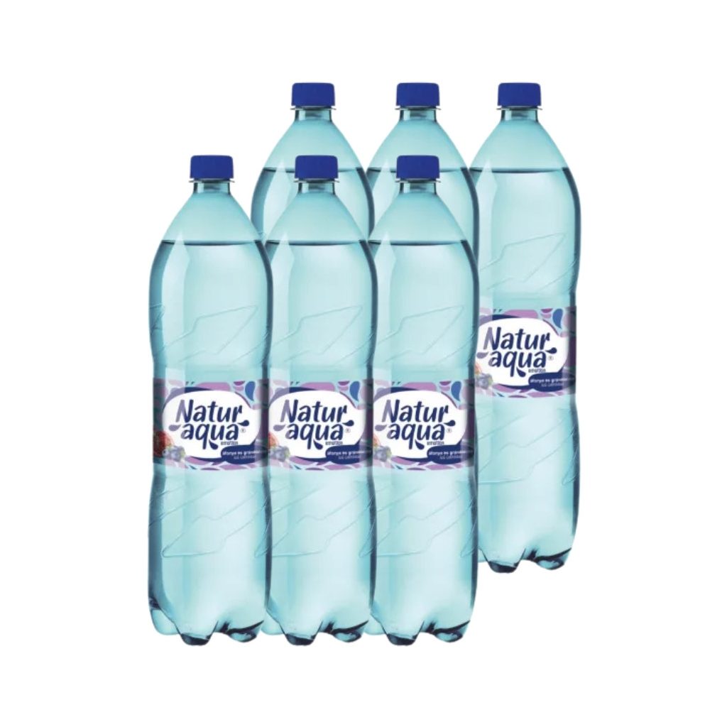 NaturAqua Emotion áfonya- és gránátalma ízű szénsavas üdítőital (6x1,5 liter)