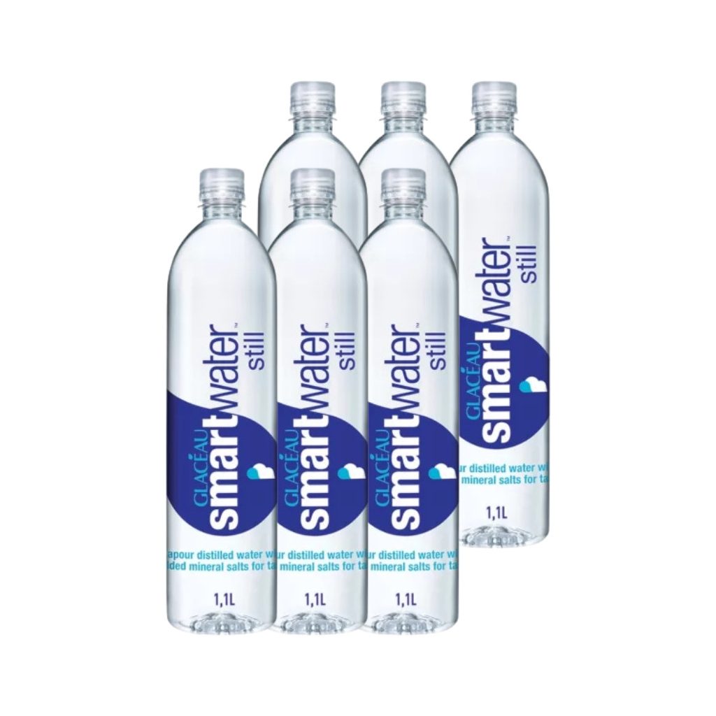 Glacéau Smartwater szénsavmentes víz alapú ital hozzáadott ásványi anyagokkal (6x1,1 liter)
