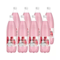   Kinley Pink Aromatic Berry szénsavas, vegyes bogyós gyümölcsízű üdítőital (8x1,5 liter)