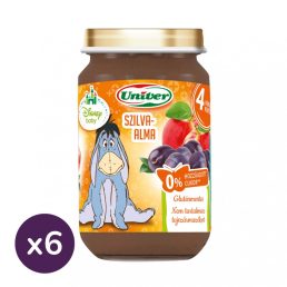 Univer szilva-alma bébidesszert, 4 hó+ (6x163 g)