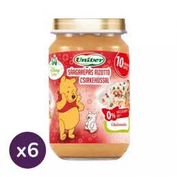   Univer sárgarépás rizottó csirkehússal, 10 hó+ (6x220 g)