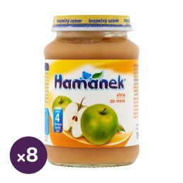 Hamánek bébidesszert alma, 4 hó+ (8x190 g)
